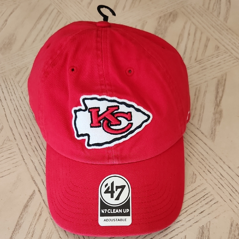 47 Brand NFL Kansas City Chiefs Red Cap Embroidered Patch